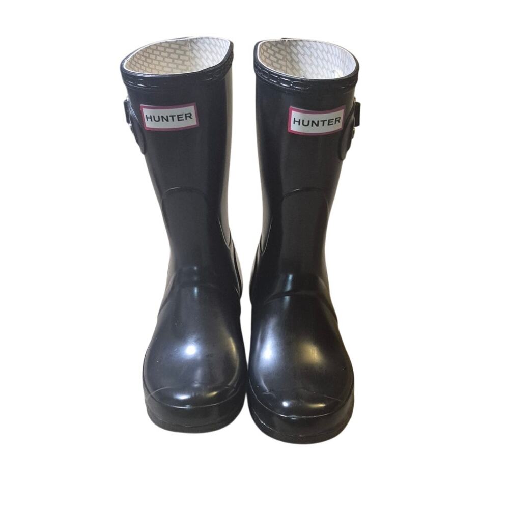 Hunter Original Gloss Short Rain Boots Women's Size 7 UK 5 Waterproof